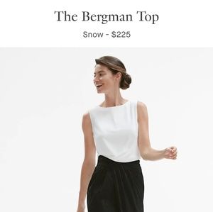 MM LaFleur Bergman white top - S